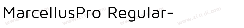 MarcellusPro Regular字体转换